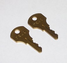 2 - TEU1 TEU-1 Electrical Breaker Brass Panelboard Keys fits Corbin GE T... - £8.64 GBP