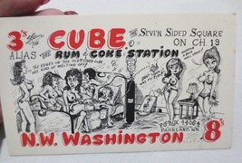 RARE CB Ham Radio QSL Post Card by Viking #705 late 60&#39;s early 70&#39;s Cube - £3.97 GBP