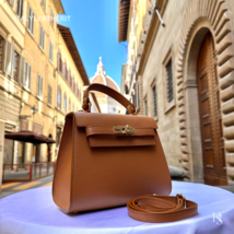 Italian Handmade Leather Bags For Woman l l Elegant Leather Tote From Florence - £175.85 GBP