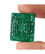 Large Emerald, Hand Engraved, 48.66 Cts., High Quality, Emerald, Zambian... - £9,746.85 GBP