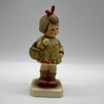 Vintage Goebel Hummel Club Porcelain Figurine I Brought You A Gift 1991 3.5&quot; - £11.35 GBP
