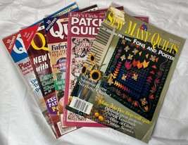 Lot of 5 Quilting Magazines : Quilting Today; Sew Many Quilts; Patchwork... - £13.33 GBP