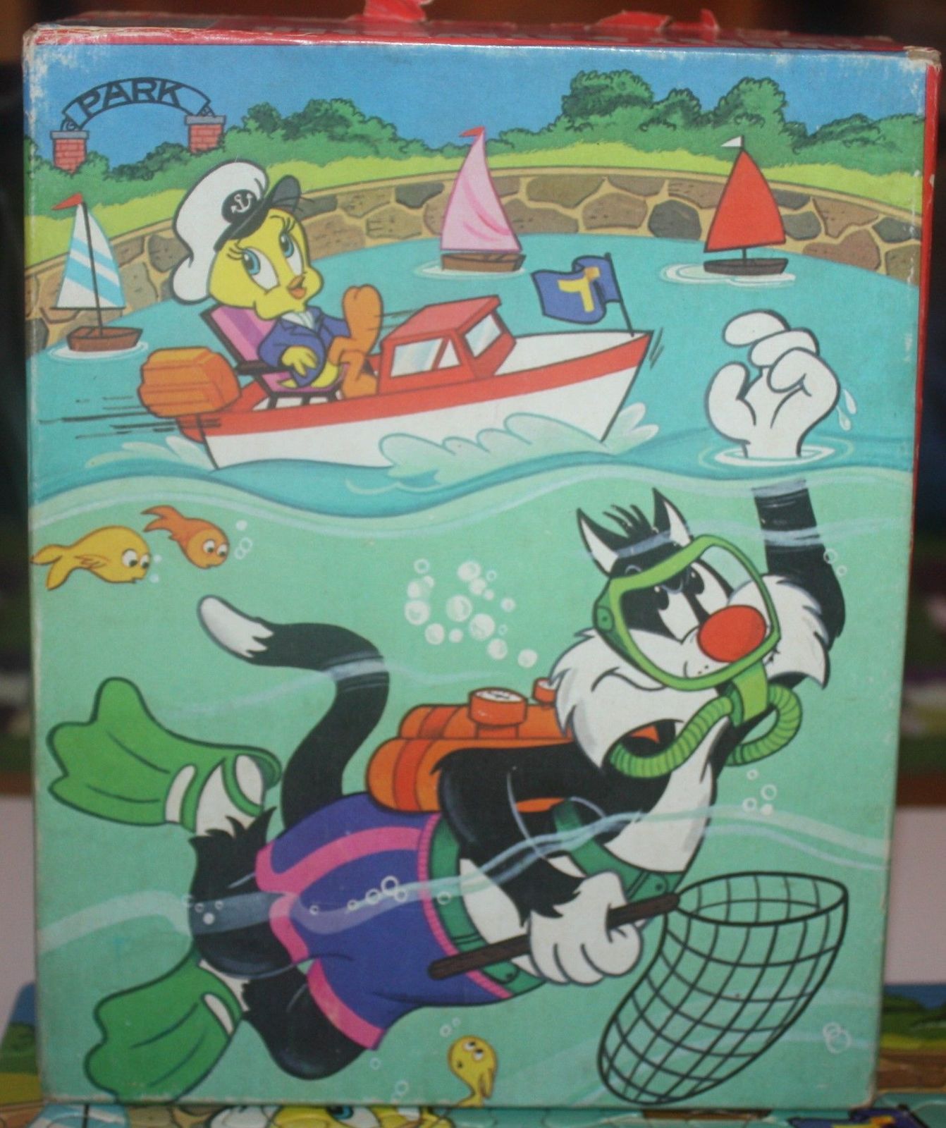 1983 Golden Warner Bros. Tweety &amp; Sylvester 99 Piece Puzzle - Complete - $10.00