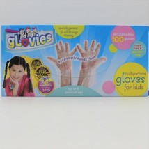 GLOVIES For Kids Keep Little Hands Clean 100 Latex/Powder Free Disposabl... - £12.61 GBP
