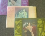 Set of Three (3) Coca Cola ~ 1903 ~ 1904 ~ 1909 ~ Advertising Placemats - $22.44