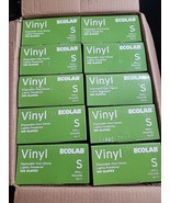 Ecolab Sz Sm Clear Vinyl Gloves Lightly Powdered 1000 Pieces/10 Individu... - $53.91 CAD
