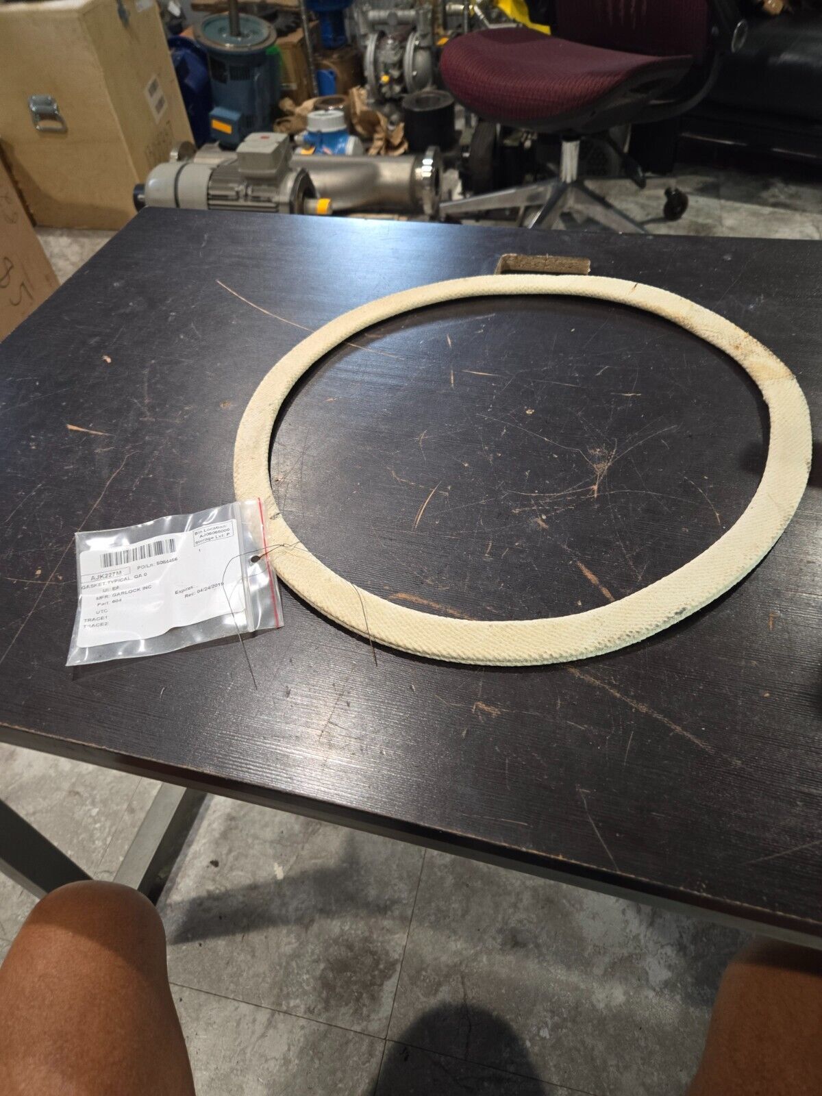 Garlock 604 16&quot; Graphonic Corrugated Metal Pipe Flange Gasket  RARE NEW $69 - $68.31