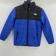 THE NORTH FACE Boys&#39; Reversible Mount Chimborazo Jacket, Blue/Black Size... - £34.04 GBP