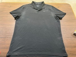 Nike Aeroreact Men’s Victory Black Polo Shirt - XL - 918677-010 - $11.99