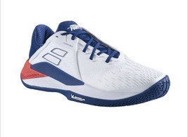 Babolat Propulse Fury 3 All Court Men&#39;s Tennis Shoes White Blue 30S23208-1005 - £114.23 GBP+