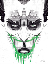 The Batman Joker Arkham Asylum Venom Variant Poster Giclee Print Art 18x24 Mondo - £70.76 GBP