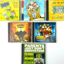 Rugrats Alvin Thornberrys 6 CD Bundle Promos Jimmy Neutron Reptar Paris Movie - £26.60 GBP