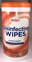 Wipes Wipes Wipes Disenfecting 1ea 75ct Citrus Scent-SHIPS SAME BUSINESS... - £3.86 GBP