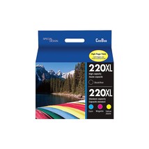 High Yield 220Xl Ink Cartridges Remanufactured Replacement For Epson 220 Xl Comb - £35.09 GBP