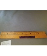 Vintage Wooden 6” Ruler “A Falcon Ruler From Falconer Made In USA (inche... - $13.72 CAD