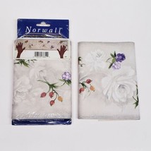 2 Rolls Wild Berries &amp; Flowers Pale Grey Roses Kitchen Wallpaper Border ... - $10.92