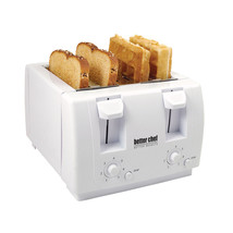 Better Chef 4 Slice Dual-Control Toaster in White - £41.74 GBP