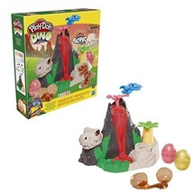 Play-Doh Slime Dino Crew Lava Bones Island Volcano Playset HydroGlitz Eggs NEW - £19.74 GBP