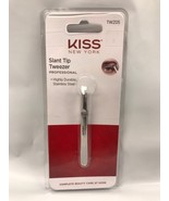 KISS  # TWZ05 SLANT TIP TWEEZER  LSTAINLESS STEEL 3&quot; LONG - $3.39