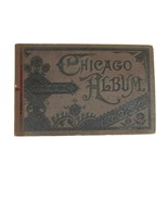 Antique Chicago Photo Album 1893 Worlds Fair Columbian Expo &amp; Foldout Pa... - £119.74 GBP