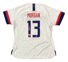 Alex Morgan Signé 2017 Nike USA Femmes Blanc Football Jersey Bas - £193.39 GBP