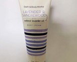 Bath &amp; Body Works Lavender and Sandalwood Body Cream Lotion Full Size 8 oz - £31.81 GBP
