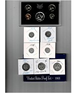 THE AMERICAN SILVER COIN COLLECTION/PR.-VF - £33.56 GBP