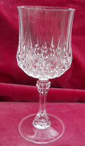 5 Cristal D&#39;ARQUES/DURAND Longchamp Water Goblets Glass Pedestal CRYSTAL- Sh... - £24.52 GBP