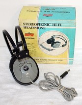 Vintage Morse Electrophonic Model 01 Supertone Stereophonic Headphones i... - £15.94 GBP