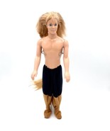 Vintage Disney Ken Doll Long Rooted Hair Prince Adam 1991 Beauty & Beast Barbie - £12.58 GBP