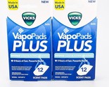 Vicks Vapopads Plus Intense Cold Blasting Menthol 12ct Lot of 2 - $21.24