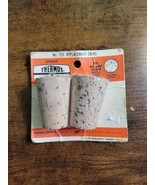 Vintage 1972 NOS Genuine Thermos Brand Vacuum Bottle Cork 2-Pack King-Se... - €34,14 EUR