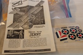 1/48 Scale Lindberg, Curtiss JN-4D Jenny Airplane Model Kit #534 NO Box - £32.97 GBP