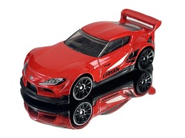 2022 Hot Wheels #241 Then and Now &#39;20 Toyota GR Supra red Car Diecast Metal NEW! - £11.06 GBP