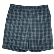 IZOD Swing Flex Golf Shorts Men&#39;s Size 36 Multi-Color Plaid Classic Fit - £8.62 GBP