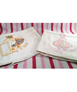 Sweet 50&#39;s Saturday &amp; Sunday 2pc Hand Embroider &amp; Fabric Skirt Flour Sac... - £15.92 GBP