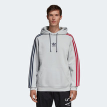 New Adidas Originals 2018 Men hoody Pullover hoodie Jumper Clear Gray EC3673  - £80.12 GBP