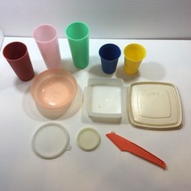 Vintage Tupperware Rubbermaid Food Saver Dishes Containers Cups Boxes Lids - £23.94 GBP