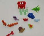 Playmobil City Life Park 5024 replacement pieces food drinks squirrels b... - $8.90