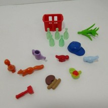 Playmobil City Life Park 5024 replacement pieces food drinks squirrels birds lot - £6.98 GBP