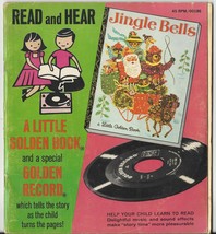 JINGLE BELLS – READ ALONG BOOK VINYL RECORD - 000186 – GOLDEN PRESS - 1964 - $6.82 CAD