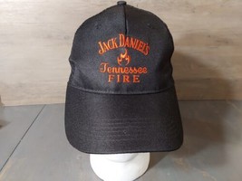 Jack Daniel&#39;s Tennessee Fire Trucker Hat Cap Adjustable Mesh Black Embro... - $12.20