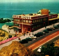Seal Rocks Cliff House San Francisco California CA 1950s Chrome Postcard UNP - £12.42 GBP