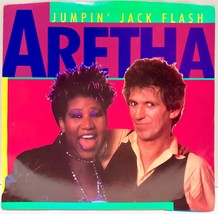 Aretha Franklin Jumpin Jack Flash 45 Clear Vinyl Record 7&quot; Single Mislabeled - £19.04 GBP