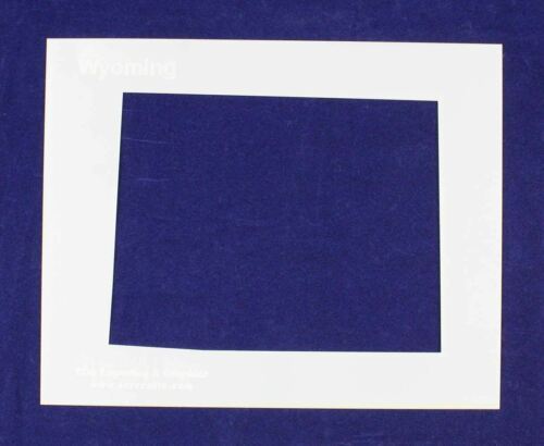 State of Wyoming Stencil 14 Mil 8&quot; X 10&quot; Painting /Crafts/ Templates - $15.52