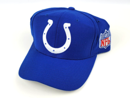 Vintage Indianapolis Colts Starter Hat Blue wool blend hook &amp; loop &quot;name... - £31.14 GBP