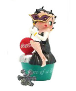 Betty Boop Mini Earring Trinket Box Coca Cola Coke Figurine w/ Pin 3.5&quot; ... - £15.79 GBP