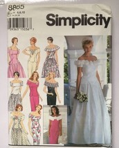 Simplicity Wedding Dress Misses Sizes 6-10 Uncut Sewing Pattern 1994 Bri... - £9.17 GBP