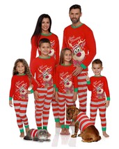 Deer pajamas family Xmas, fawn matching Christmas pjs, Holidays family p... - £34.62 GBP