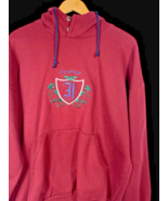 Vintage 90s Henley Sweatshirt Size M Jasper Canada Alberta Mens Preppy N... - $46.39